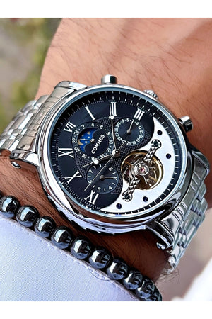 Time Automatic Movement Luxury Men'S Wristwatch