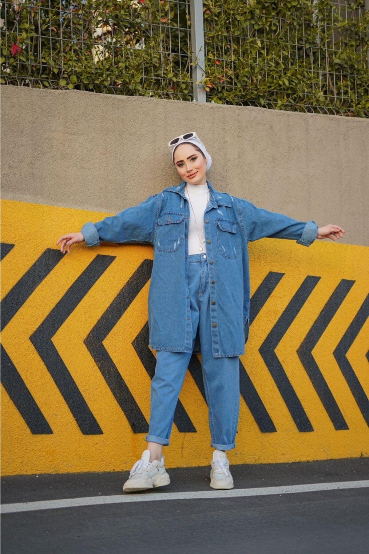 Women's Blue Denim Jacket - Swordslife