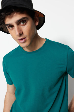 Petrol Men'S Basic Regular/Normal Cut Crew Neck Short Sleeved T-Shirt Tmnss22Ts0271