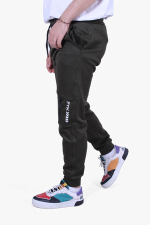 Sml-Xl-Xxl Slim Fit Fyk Printed Scuba Men'S Sweatpants