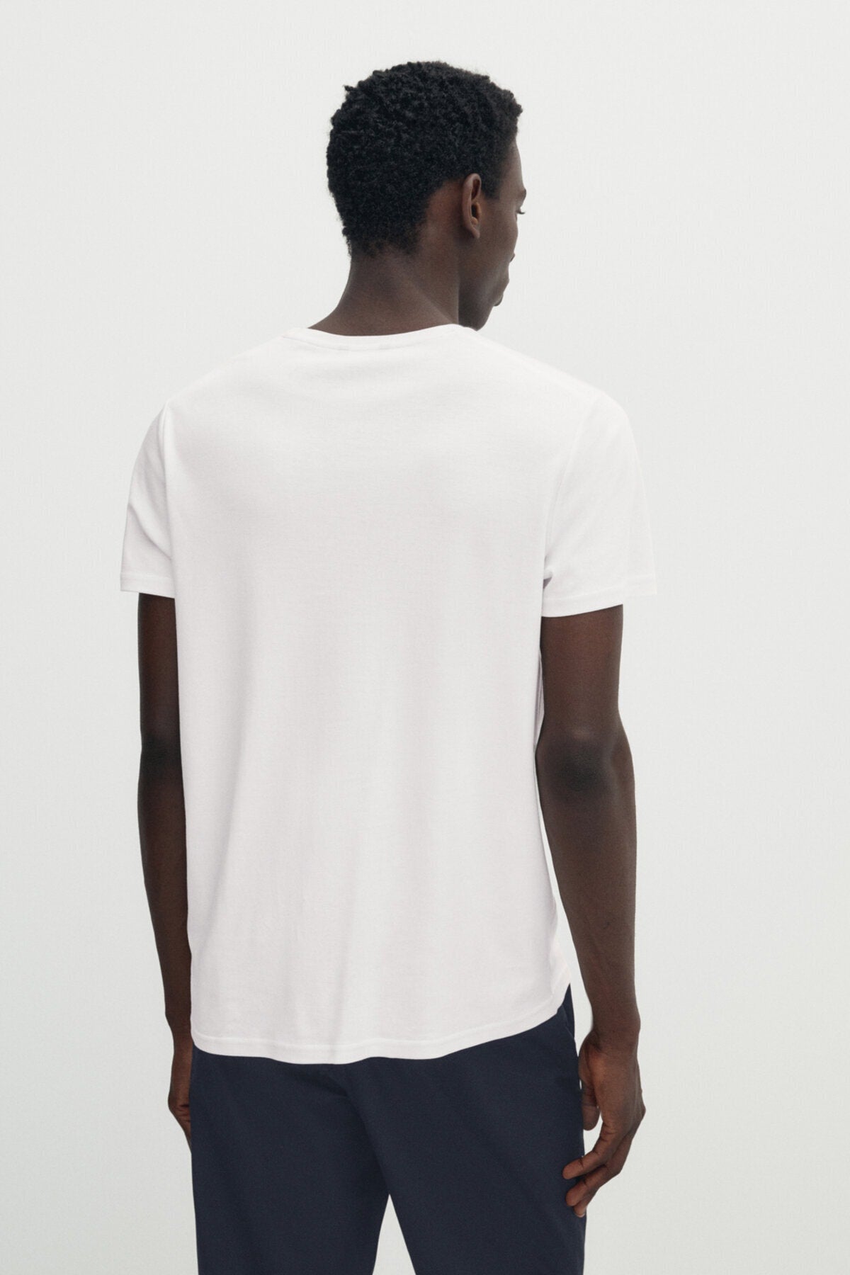 Short Sleeve Mercerized Cotton T-Shirt