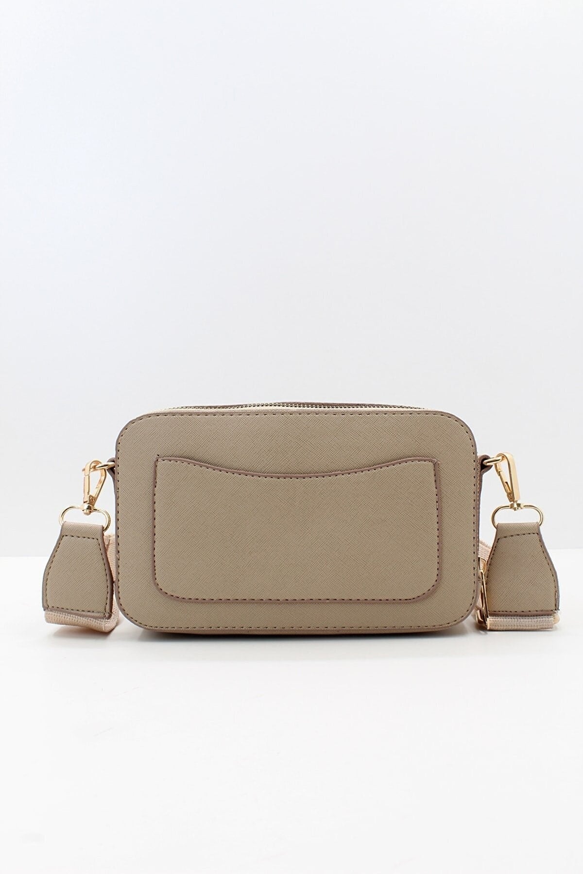 Women'S Two Eyed Pocket Hand Shoulder Bag Mink