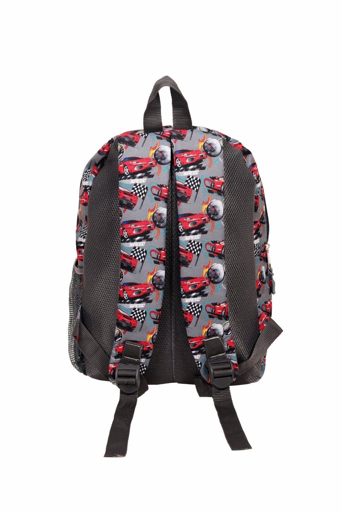 Car Patterned 3 Piece Primary School Bag