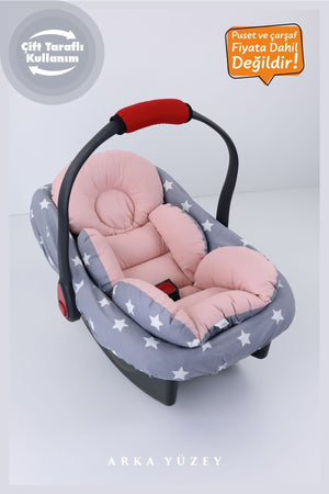 Orthopedic Lumbar Support Stroller Cushion, Cotton Fabric - Original Product