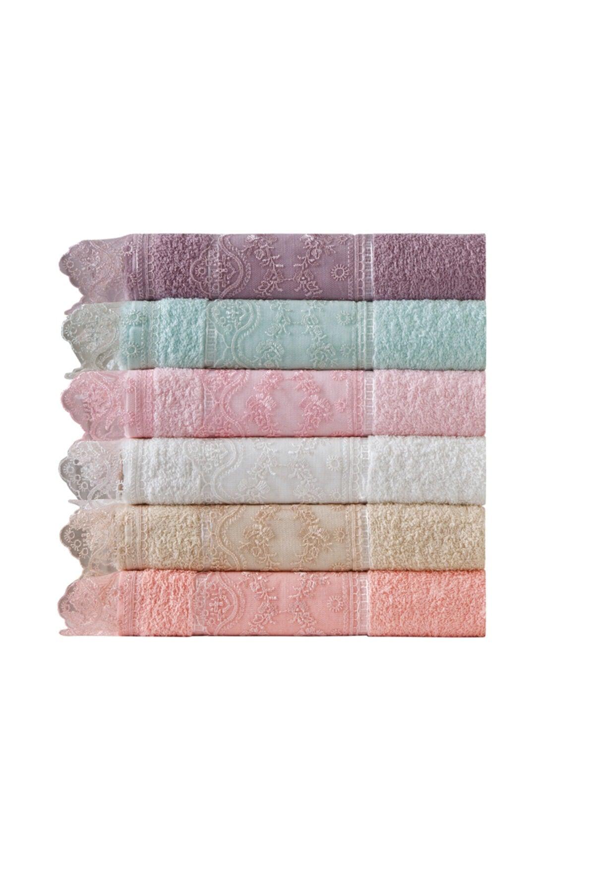 Lacy Guipure 6 Pcs Towel 50x90 - Swordslife