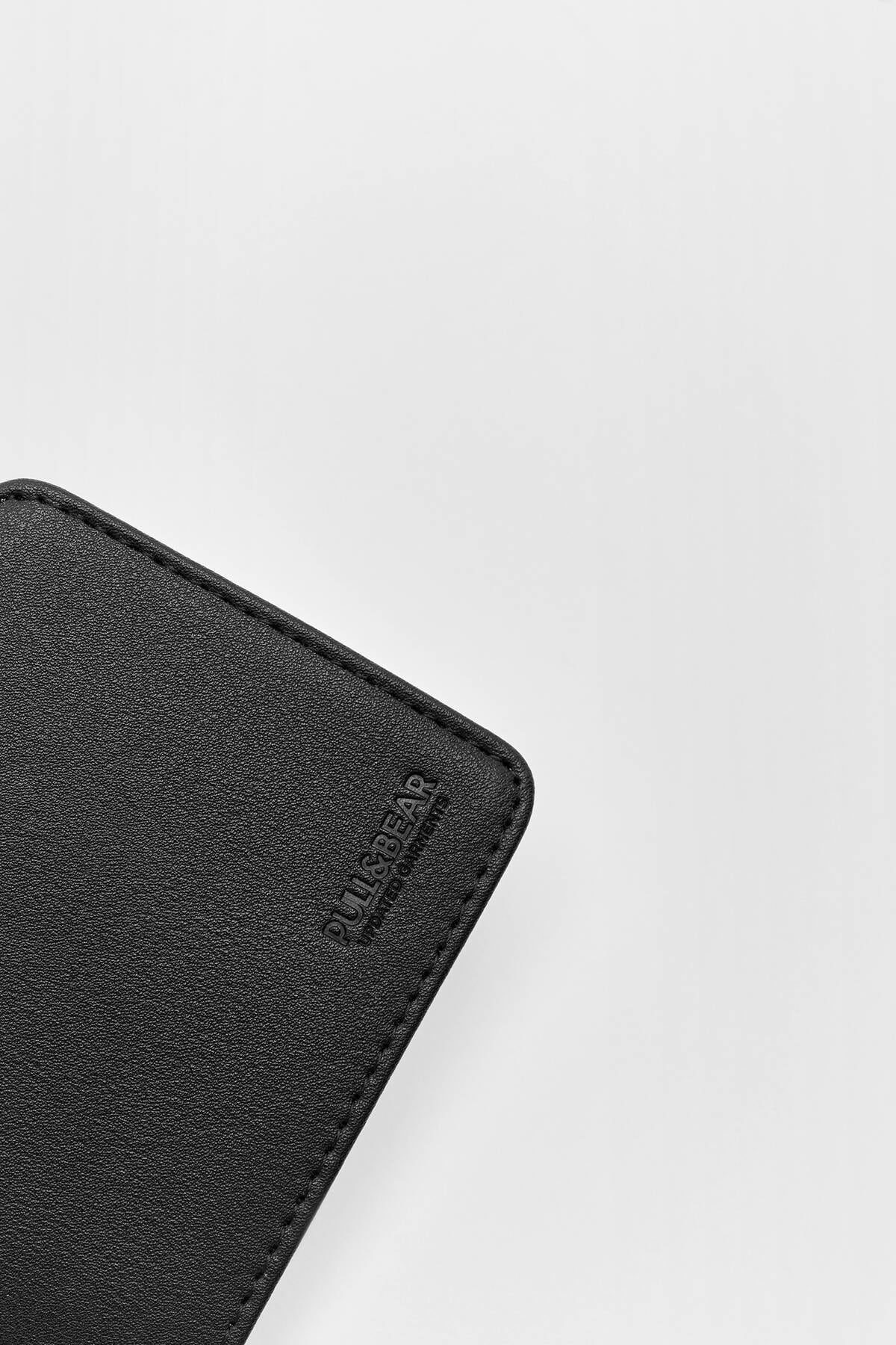 Basic Black Faux Leather Wallet