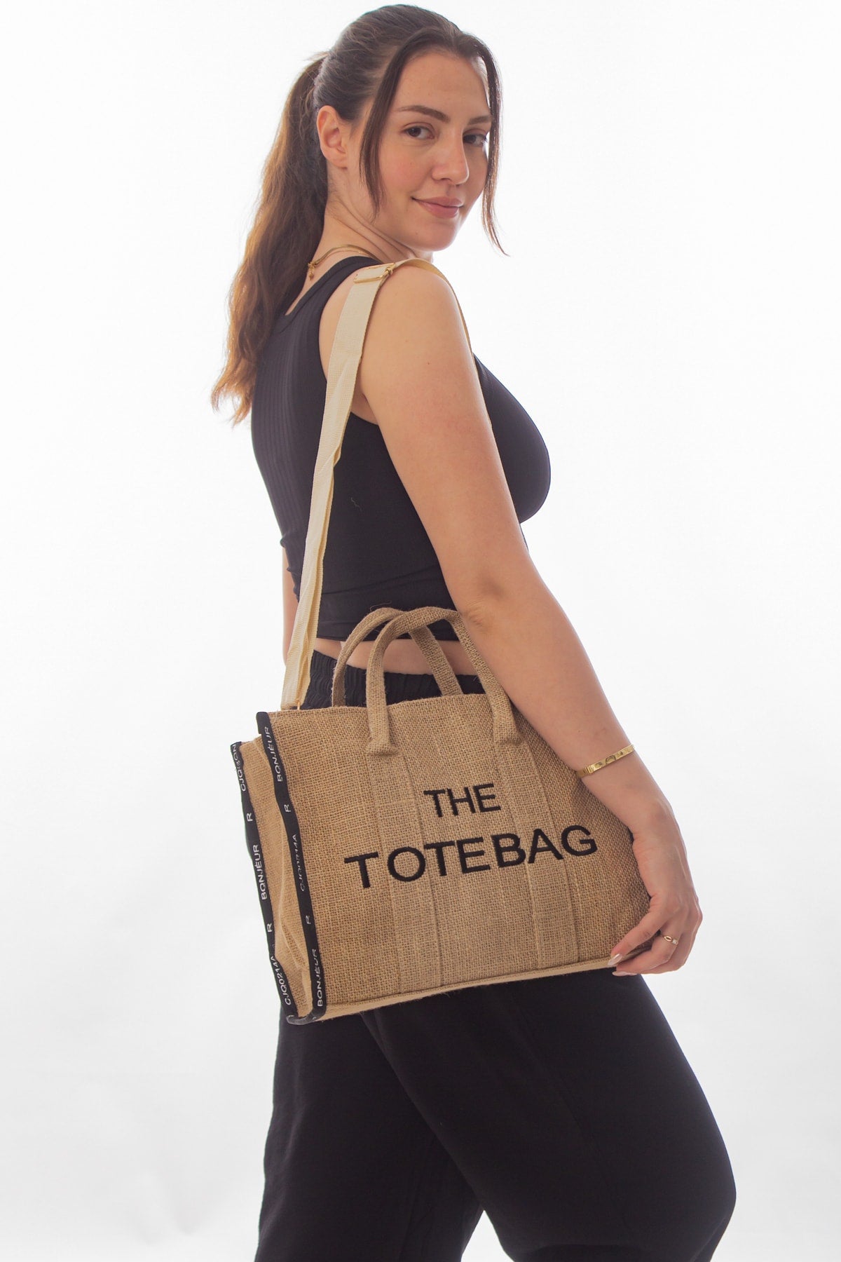 Women Straw Tobacco Tote Bag Long Strap Bag And Shoulder Bag