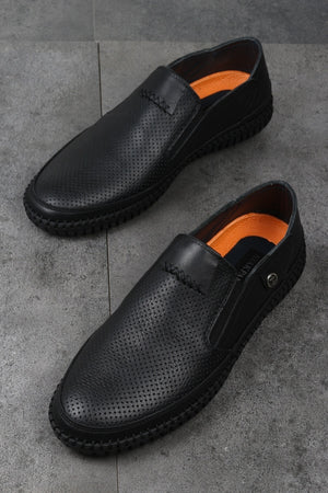Casual Casual Summer Men'S Shoes Lace-Up Genuine Leather Men'S Shoes