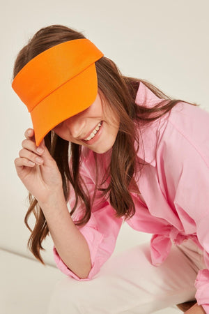 13363 Orange Tennis Cap
