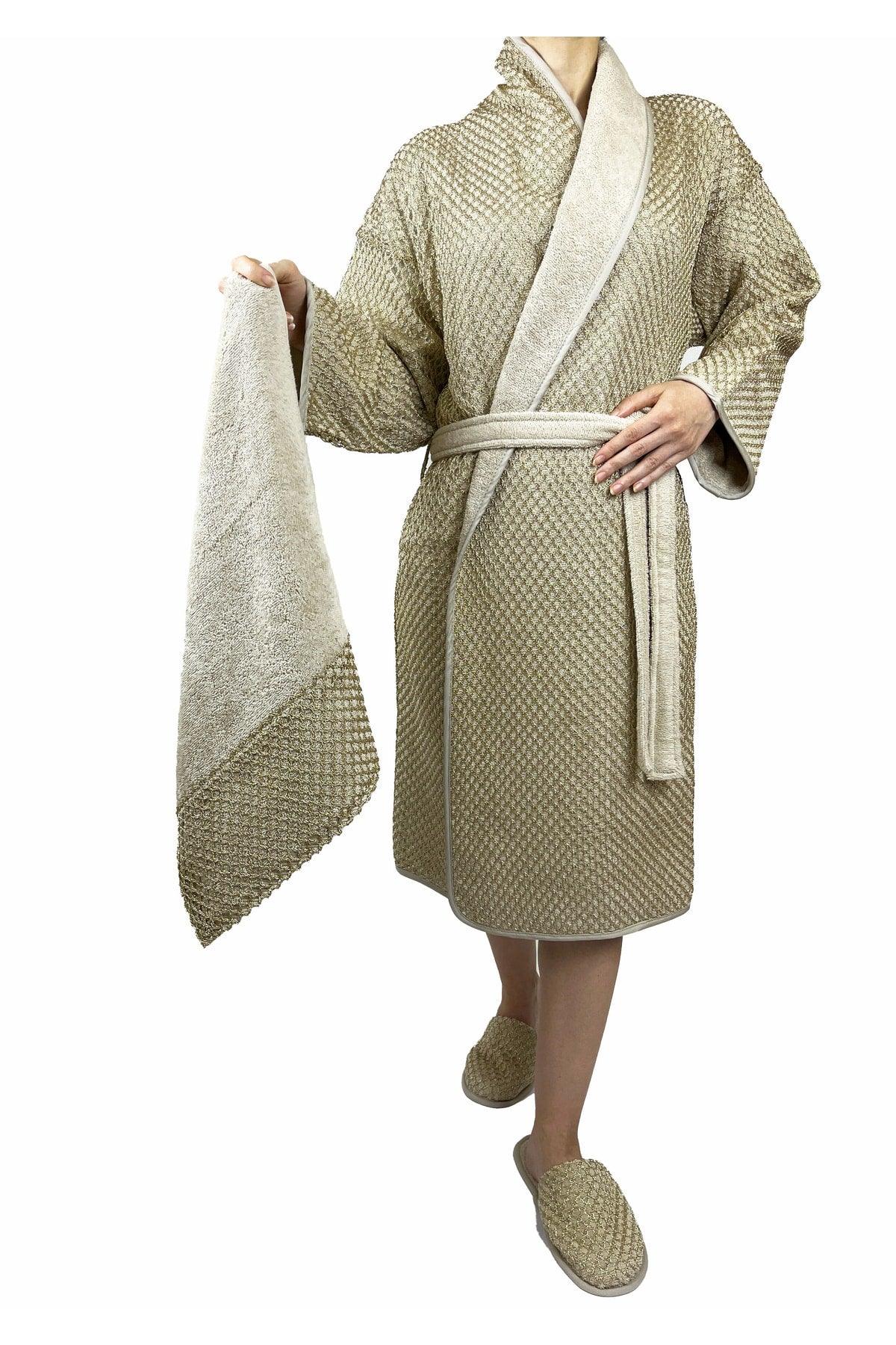 Golden Knight Bathrobe Set - Swordslife