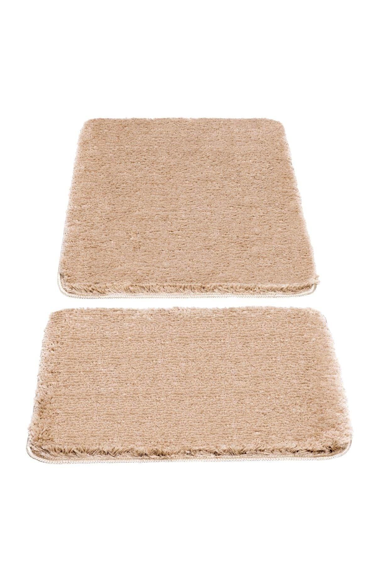 Segura Plush Beige Anti-Slip Floor Bath Mat - Swordslife