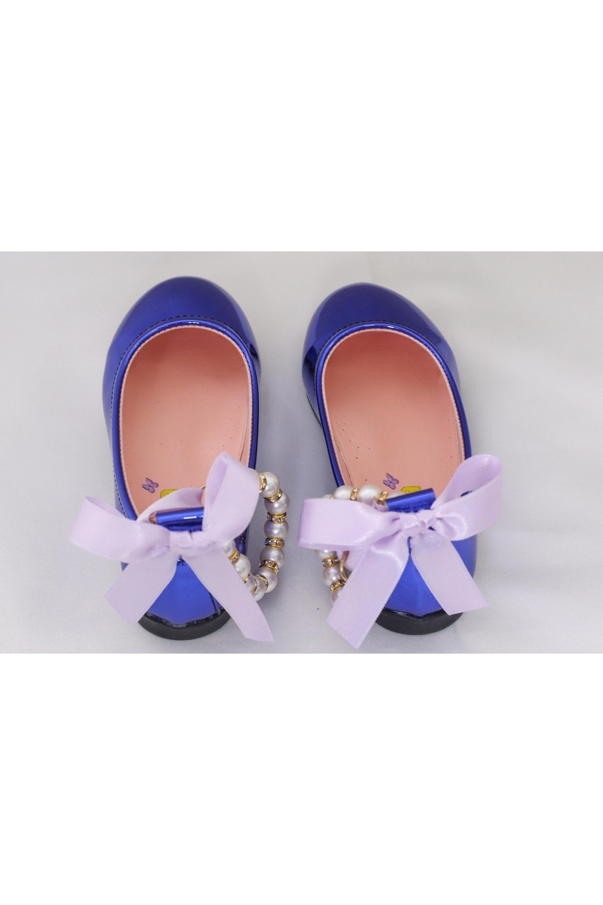 Pearl Ankle Girls Baby Flats