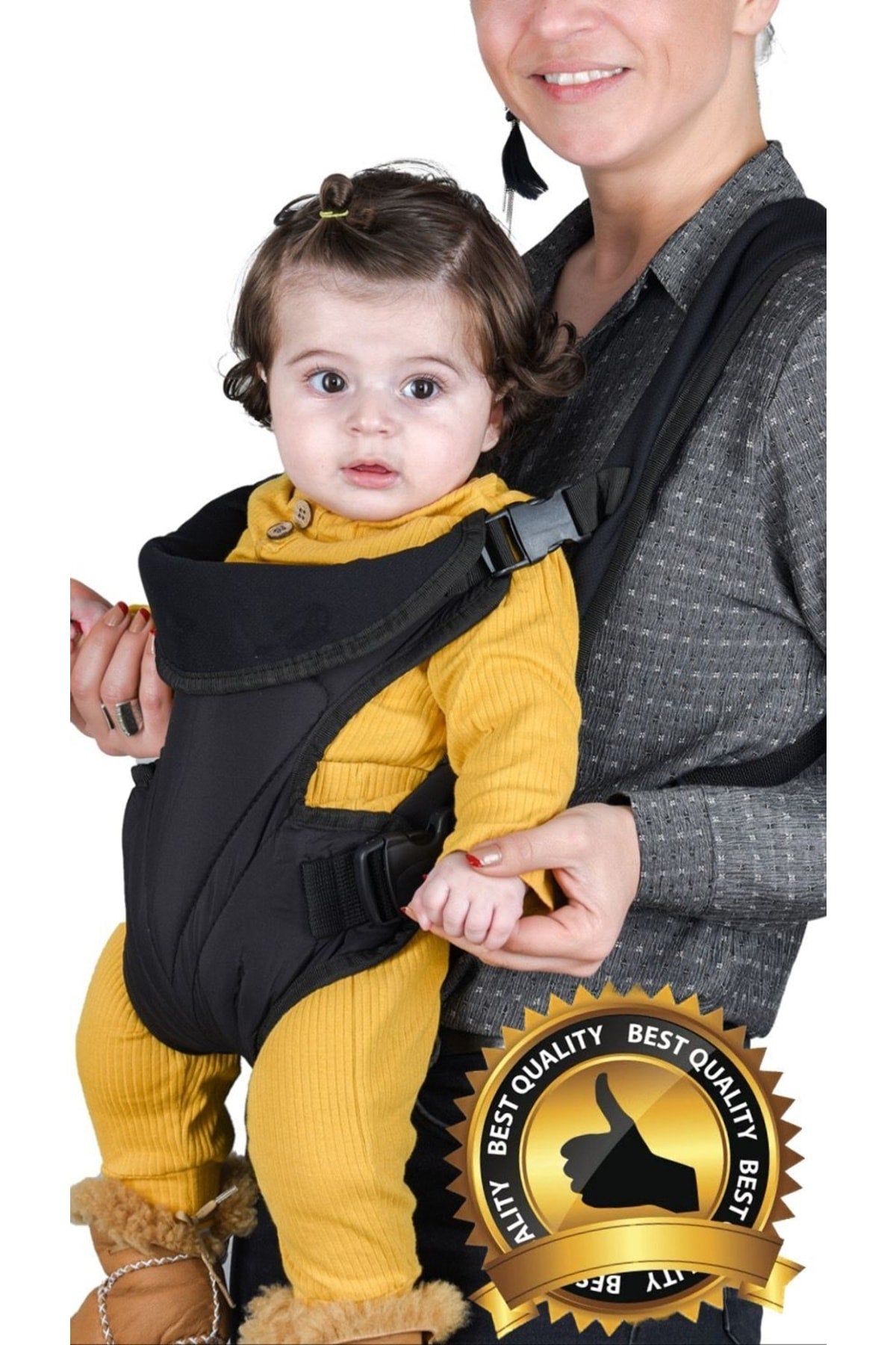 Black Kangaroo Baby Carriage Safe Comfort Baby Carrier Carrying Bag Carrier