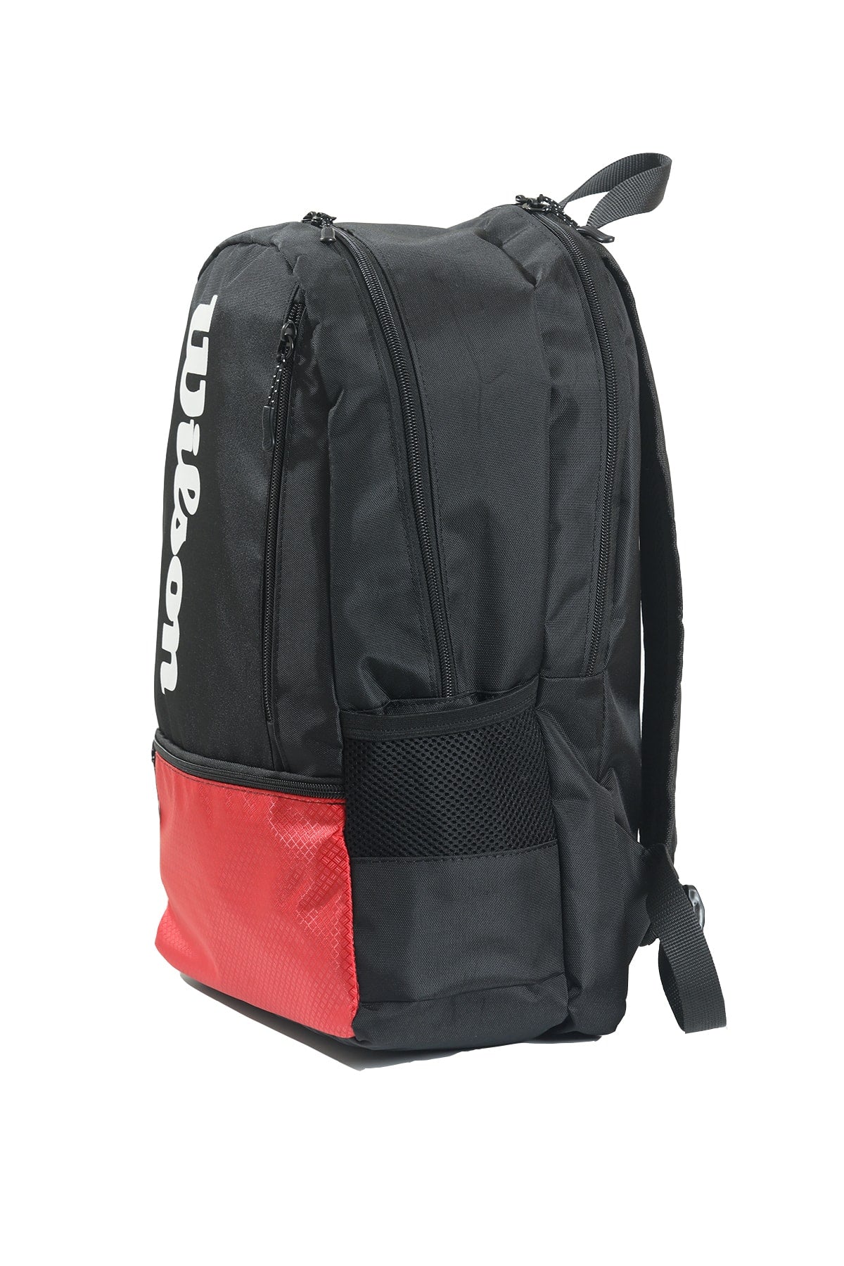 Black Red Backpack Unisex 4-Compartment Bag