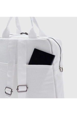 Unisex Organic Canvas Backpack And Arm Bag
