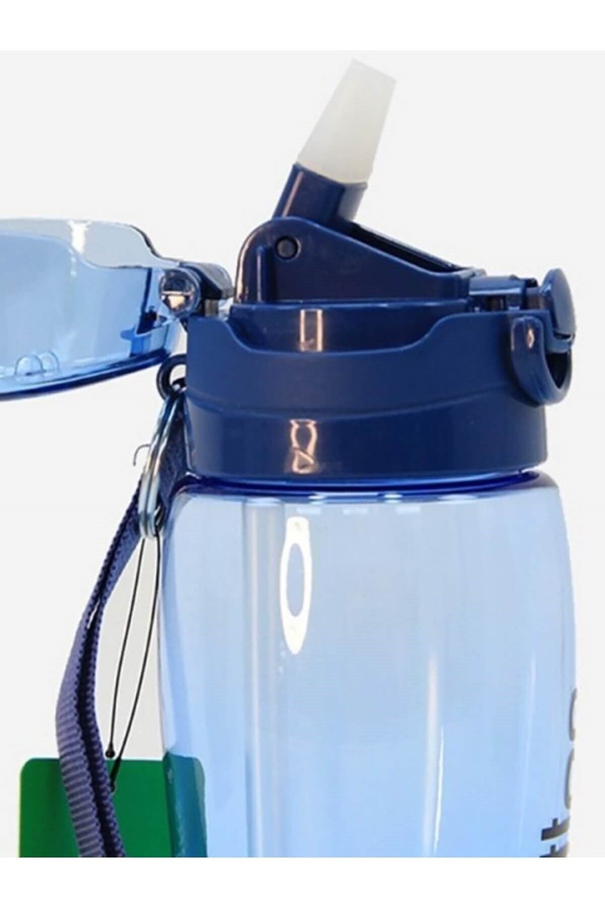 Benetton Automatic Capped Drinker & Flask - Blue