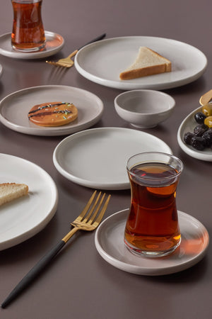 Cordelia Gray 26 Piece Porcelain Breakfast Serving Set For 6 Persons