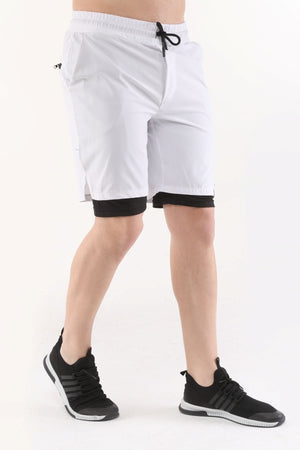 Men'S Running Quick Dry Micropoly Training Turf Fitness Short Tights Outdoor Shorts