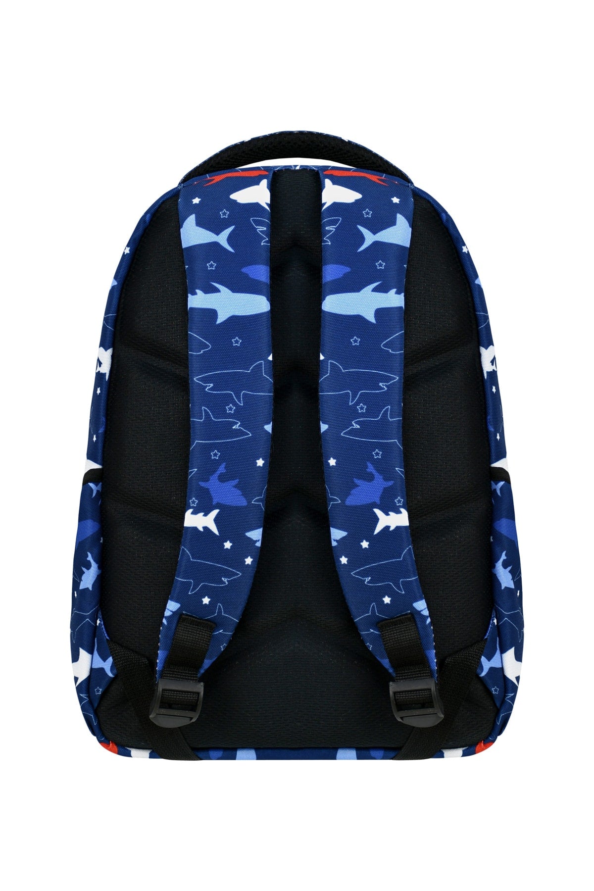 3-Pack Primary School Shark Patterned School Bag With Food And Pencil Holder For Boys