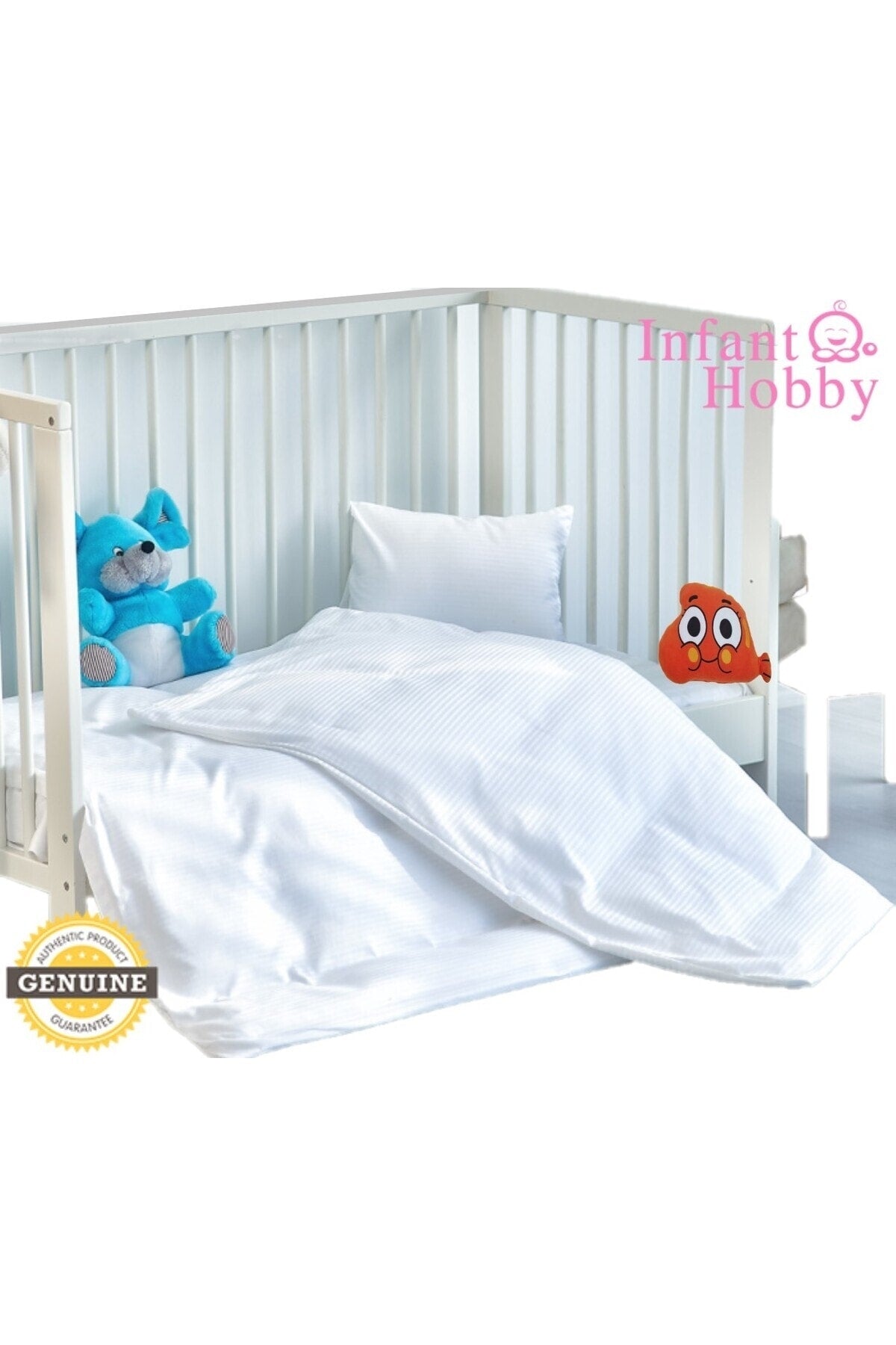 ½100 Cotton Satin Baby Duvet Cover Set Of 3