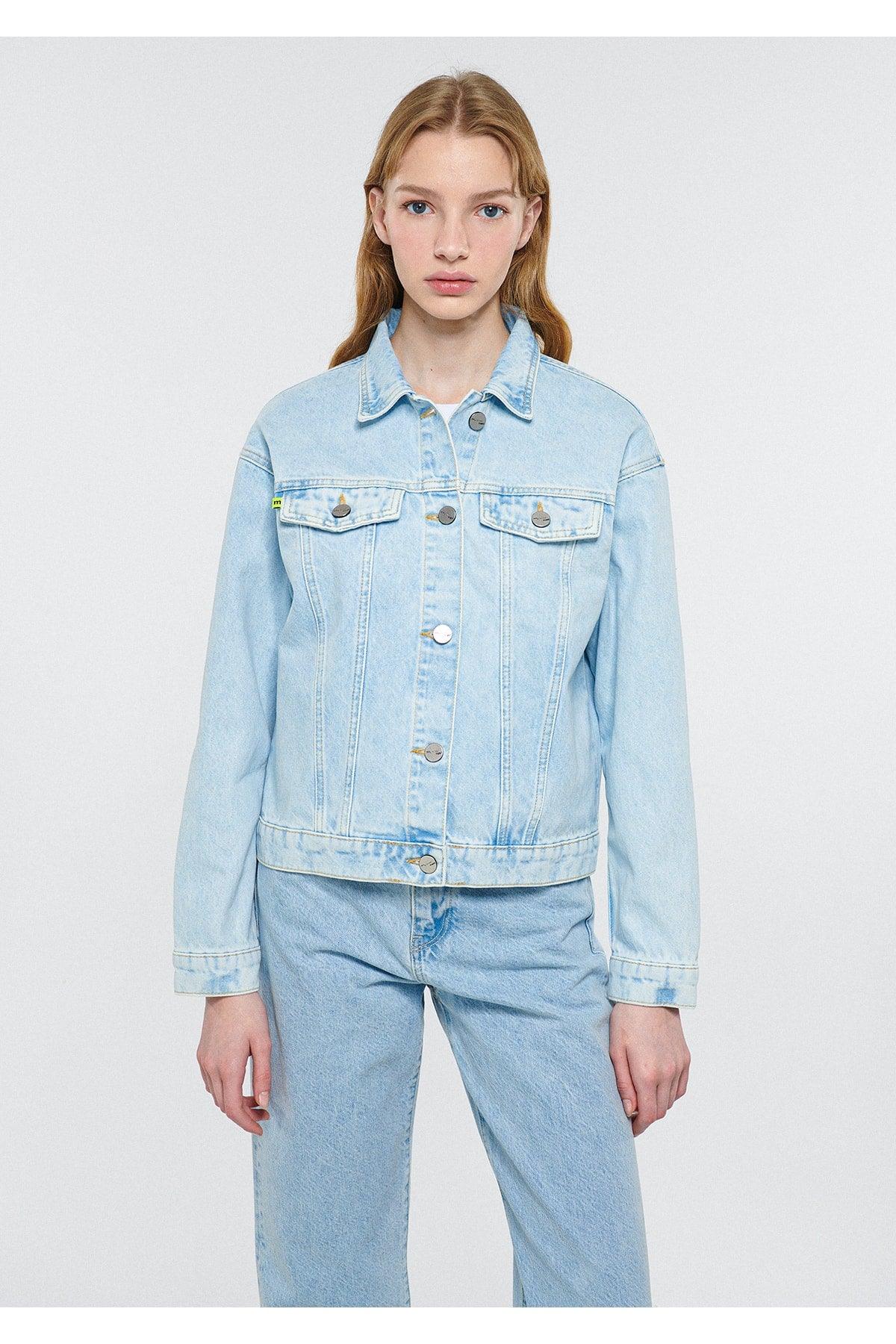 Vella Bleached Mv91 Street Jean Jacket Crop / Short Cut 1110116-83762 - Swordslife