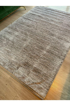 4 Seasons Modern Woven Carpet Fringed, Stain Resistant. (Special Sizes Can Be Made.) gray-striped - Swordslife