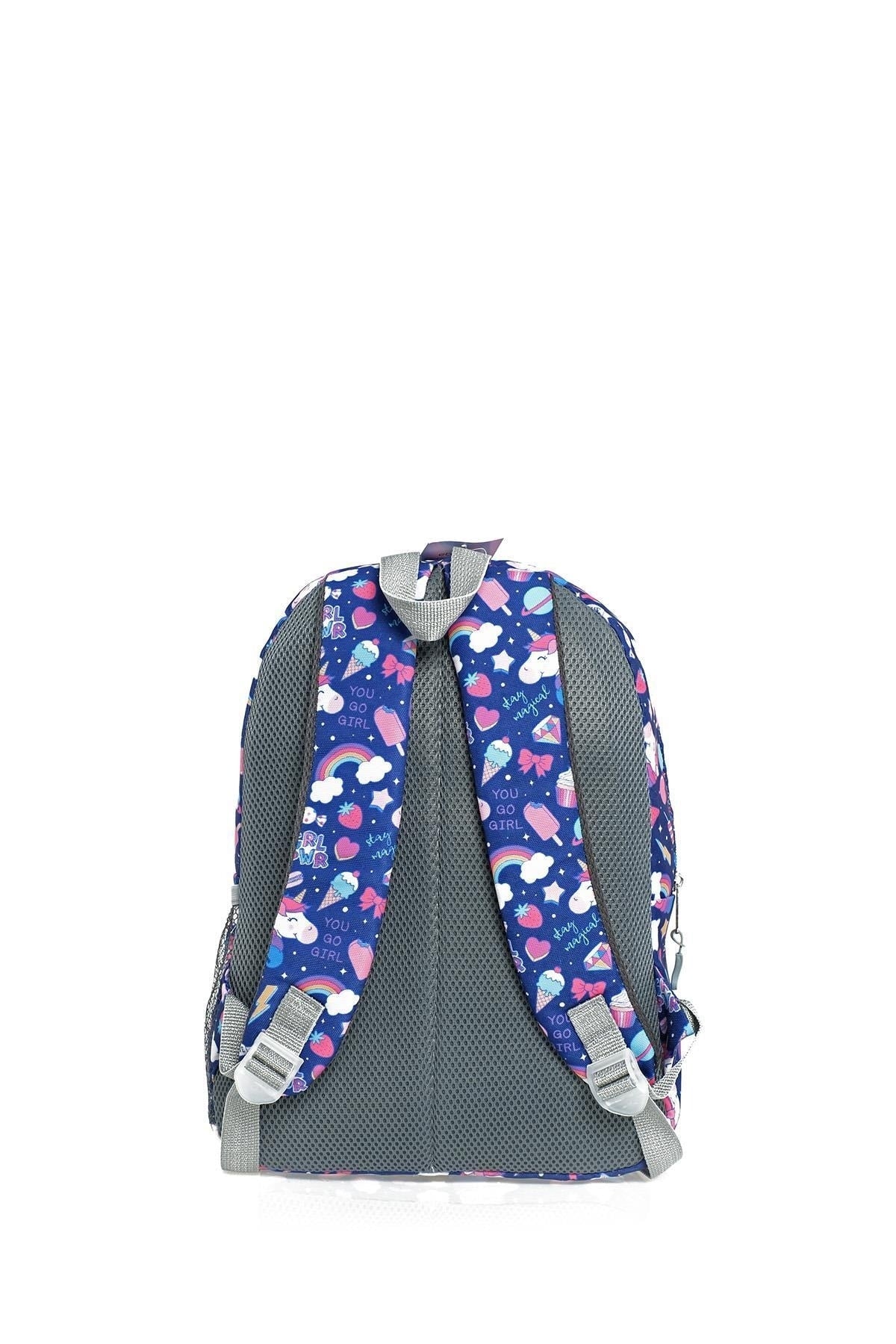 Triple School Bag Set Wcan6000.501 Navy Blue Unicorn