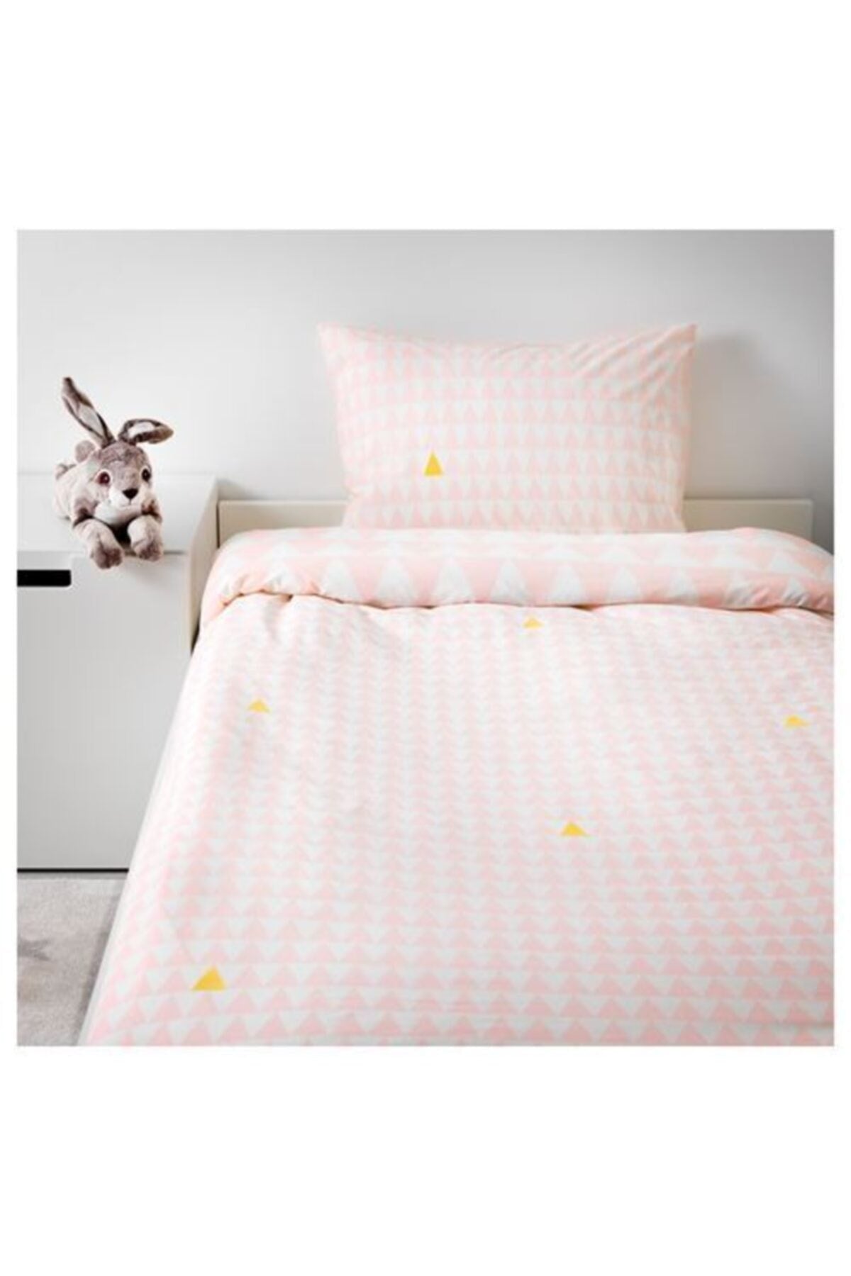 Kids Duvet Cover Single Duvet Cover Set, Pink Color Meridyendukkan 150X200/50X60 Cm