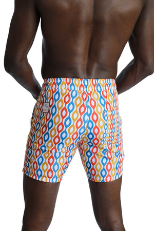 Men'S Patterned Colorful Sea Shorts