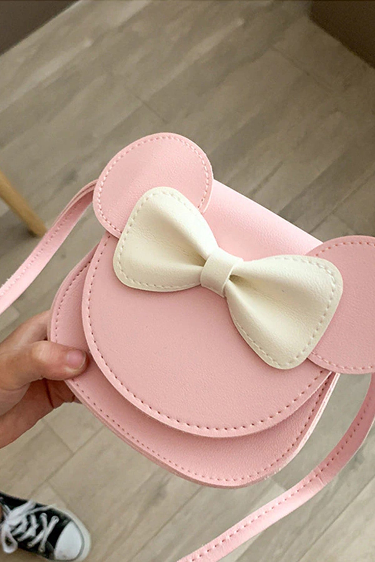 Girl Bow Leather Bag