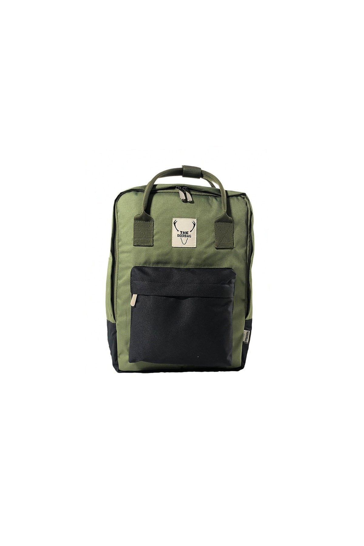 Unisex Waterproof Khaki Black Backpack , Laptop Bag