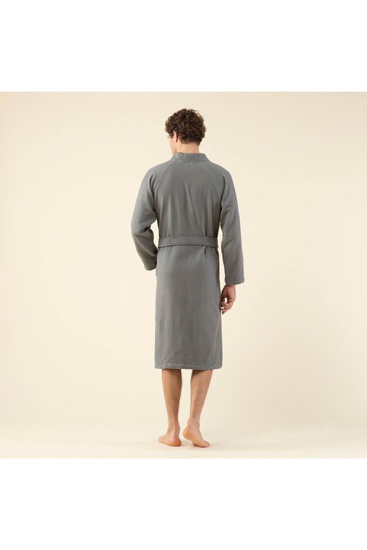 Sobeska Men's Bathrobe Anthracite - Swordslife