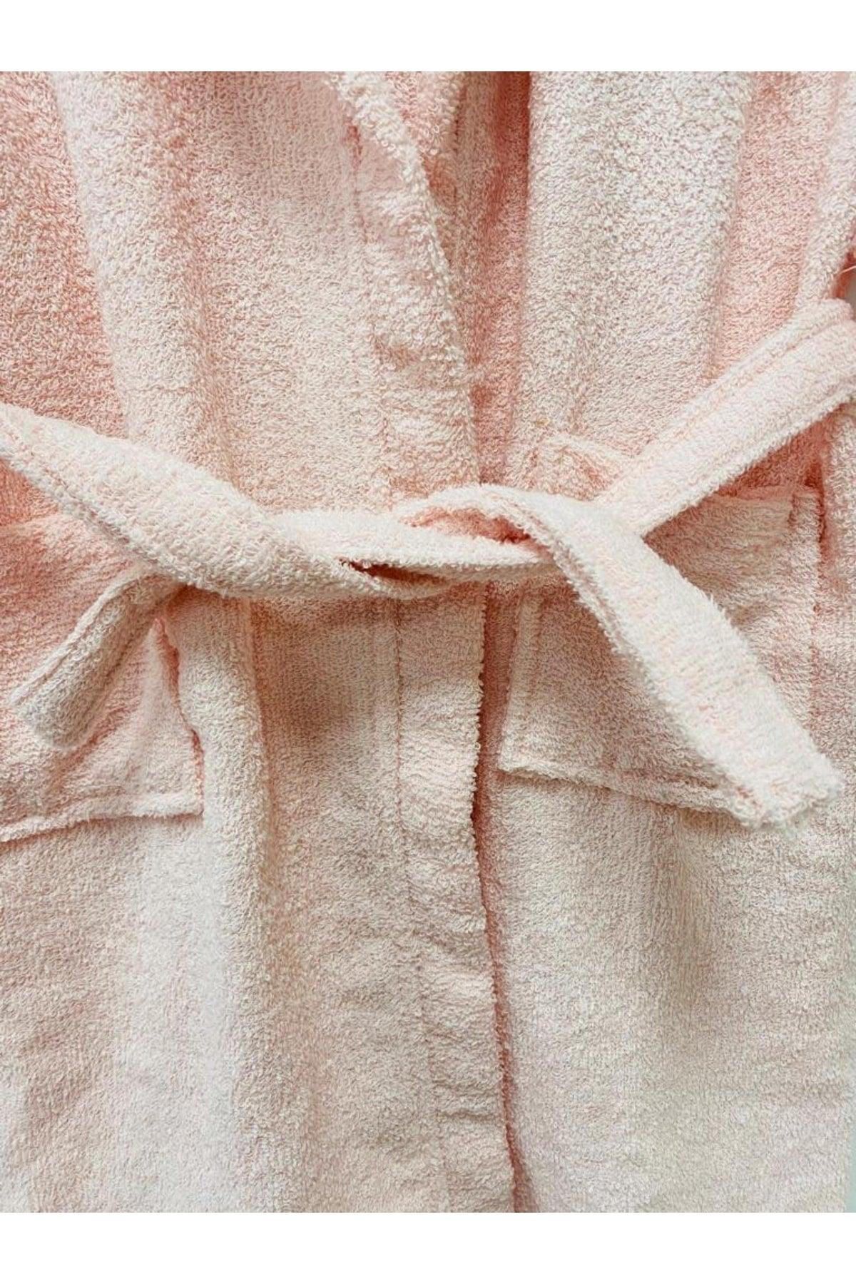 Plain And Hooded Cotton Kids Bathrobe - Swordslife