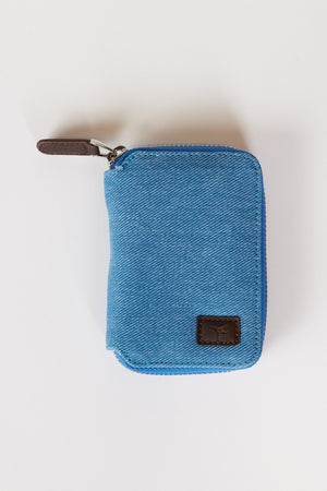 Men'S Blue Wallet