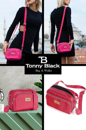 Original Women'S Two-Eye Comfortable Column Strap Cross Adjustable Strap Waterproof Shoulder Bag