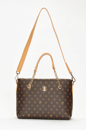 Coffee Monogram Women Shoulder Bag 05Po22Y1561