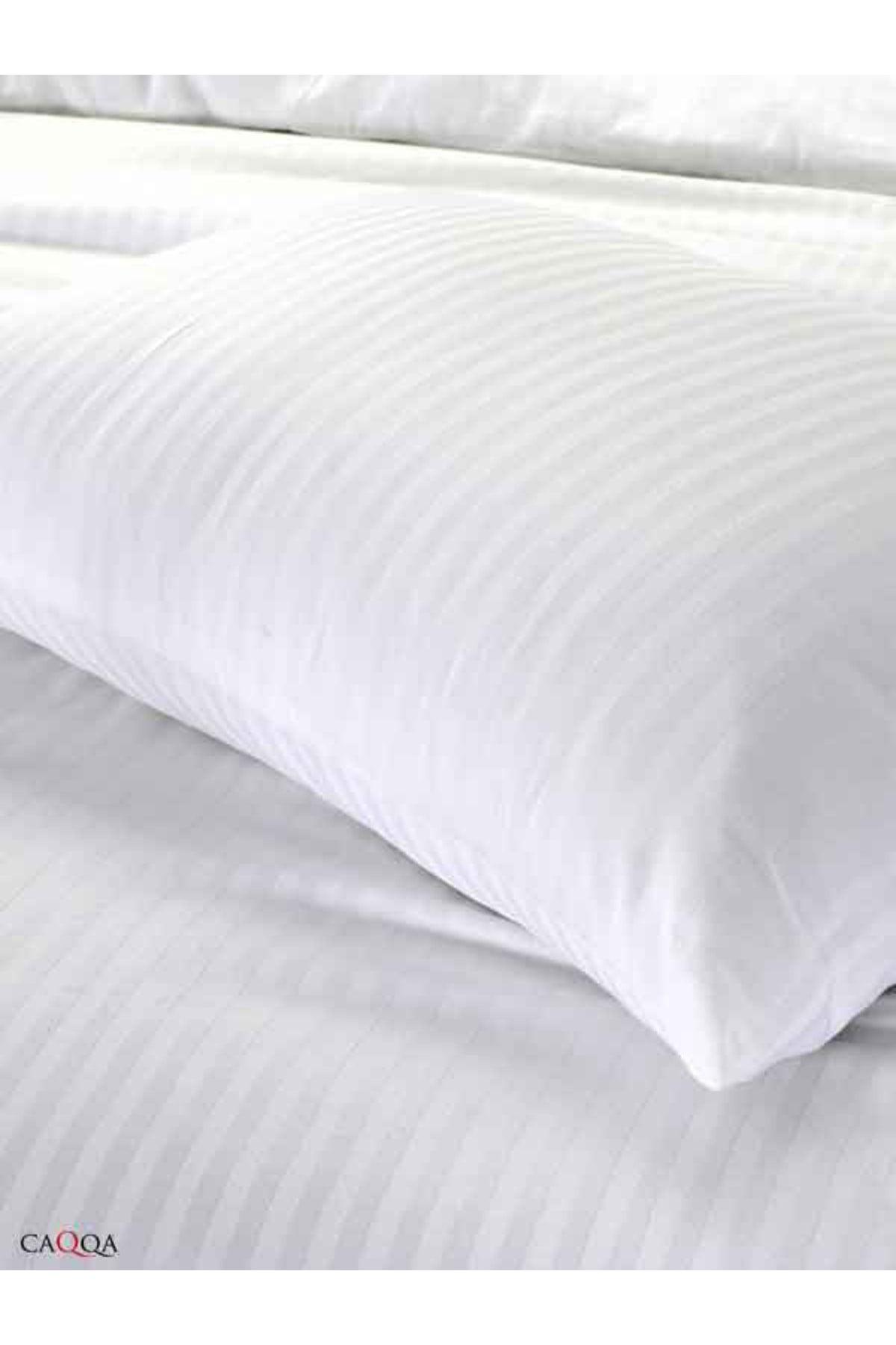 Double Striped Satin Hotel Duvet Cover Set - Swordslife