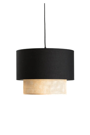 Black Headed Pendant Chandelier With Inner Fabric Ayd-3275
