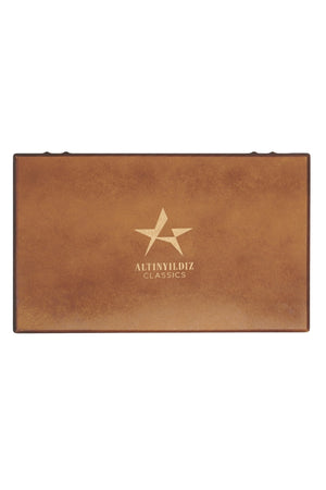 Men'S Brown 100% Genuine Leather Wallet Keychain