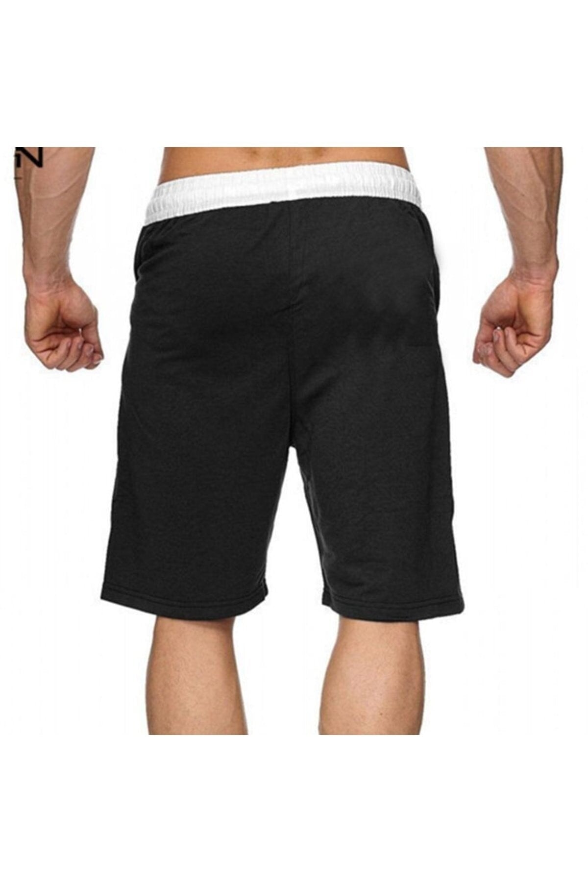 Jumpman Black Men'S Pocket Detailed Printed Casual/Marine Shorts