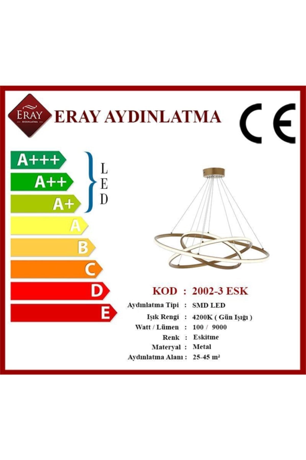 2002-3 Antique Led Chandelier