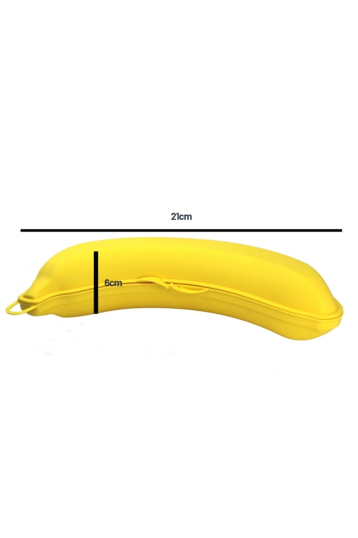2-Piece Banana Shaped 500Ml Storage Container Nutrition Container Storage Box