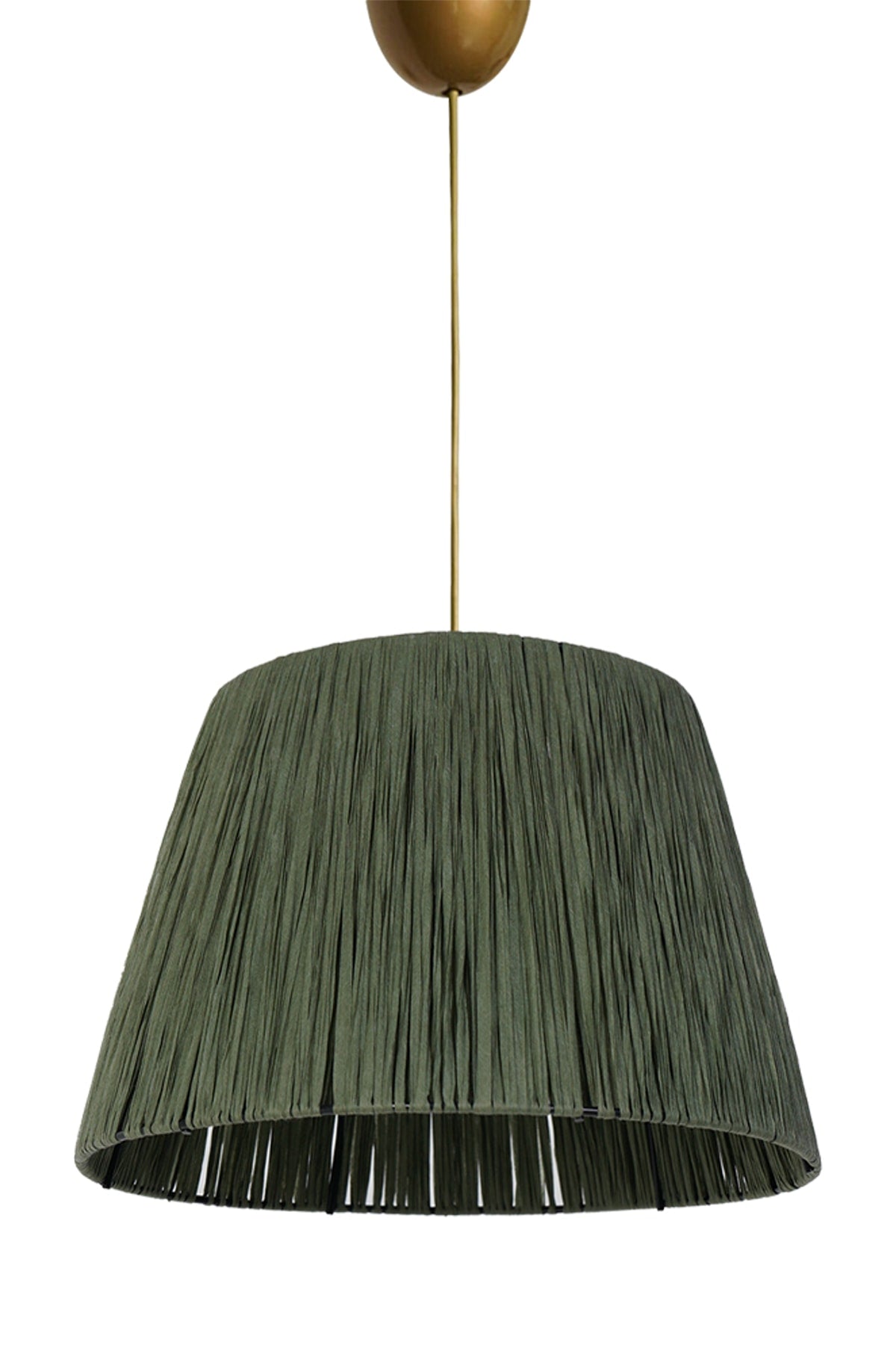 Gaufres Pendant Lamp Chandelier Khaki Green