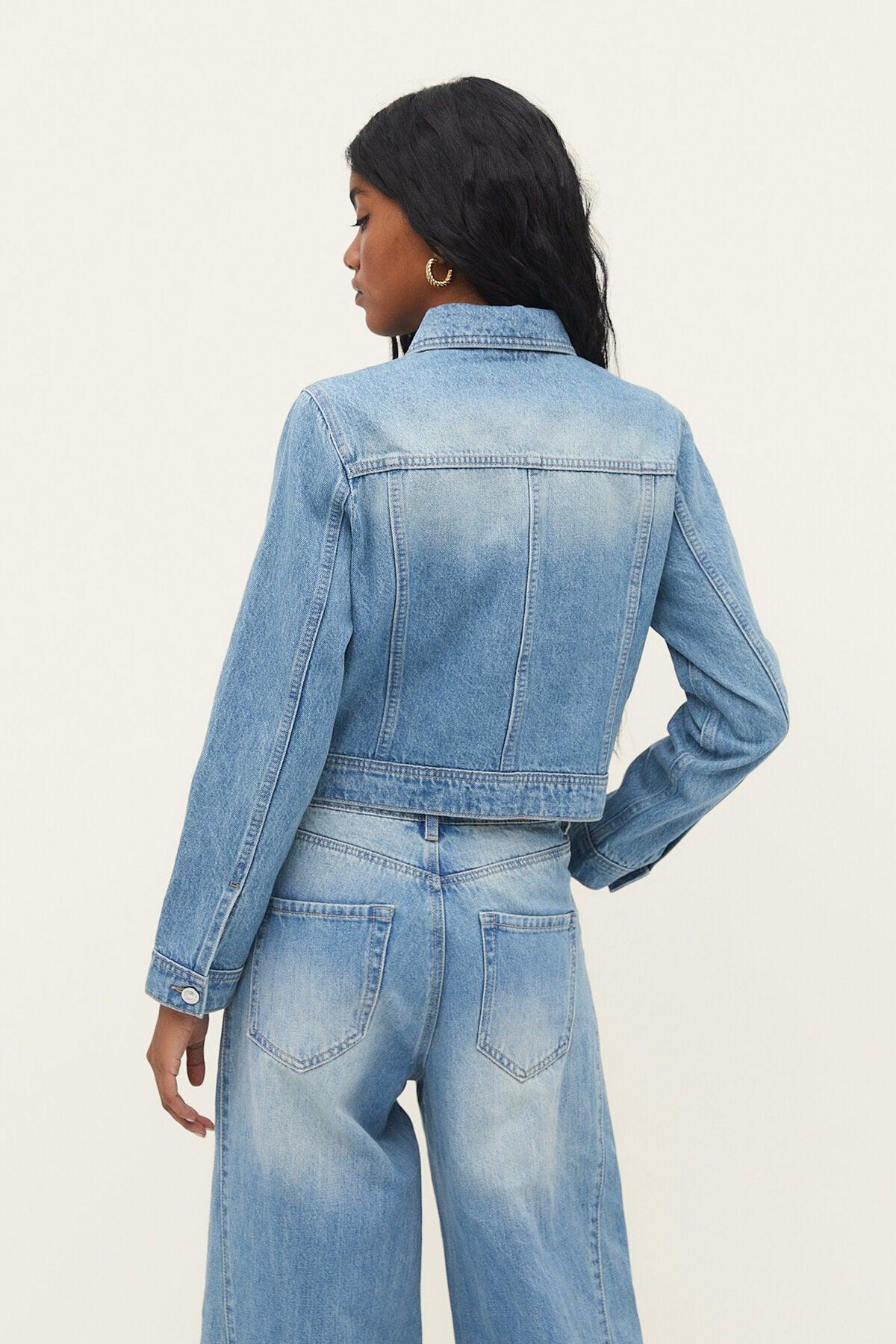 Stretch Denim Jacket - Swordslife