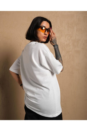 Men'S Oversize Patterned 100% Cotton Crew Neck Short Sleeve T-Shirt