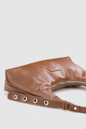 Women'S Brown Baguette Bag 205