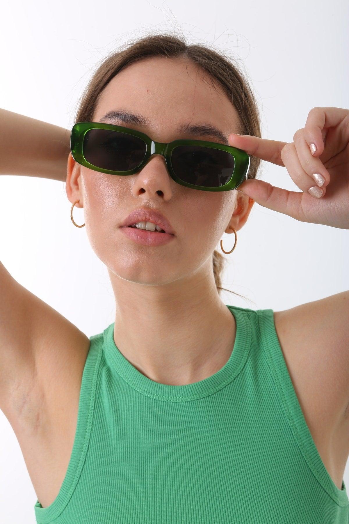 New Season Unisex Rectangle Sunglasses - Swordslife