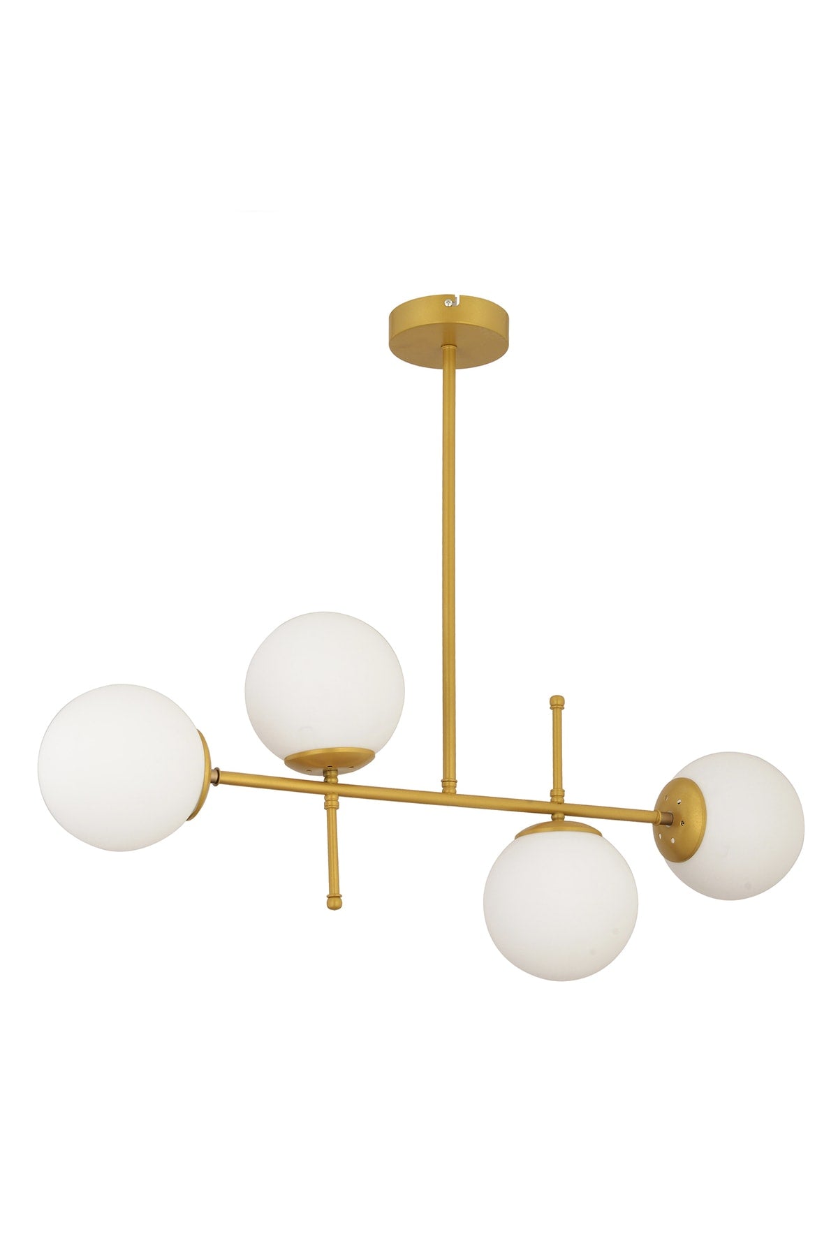 Günay 4-Piece Gold Modern Kitchen Dining Table Top Bedroom Living Room Chandelier