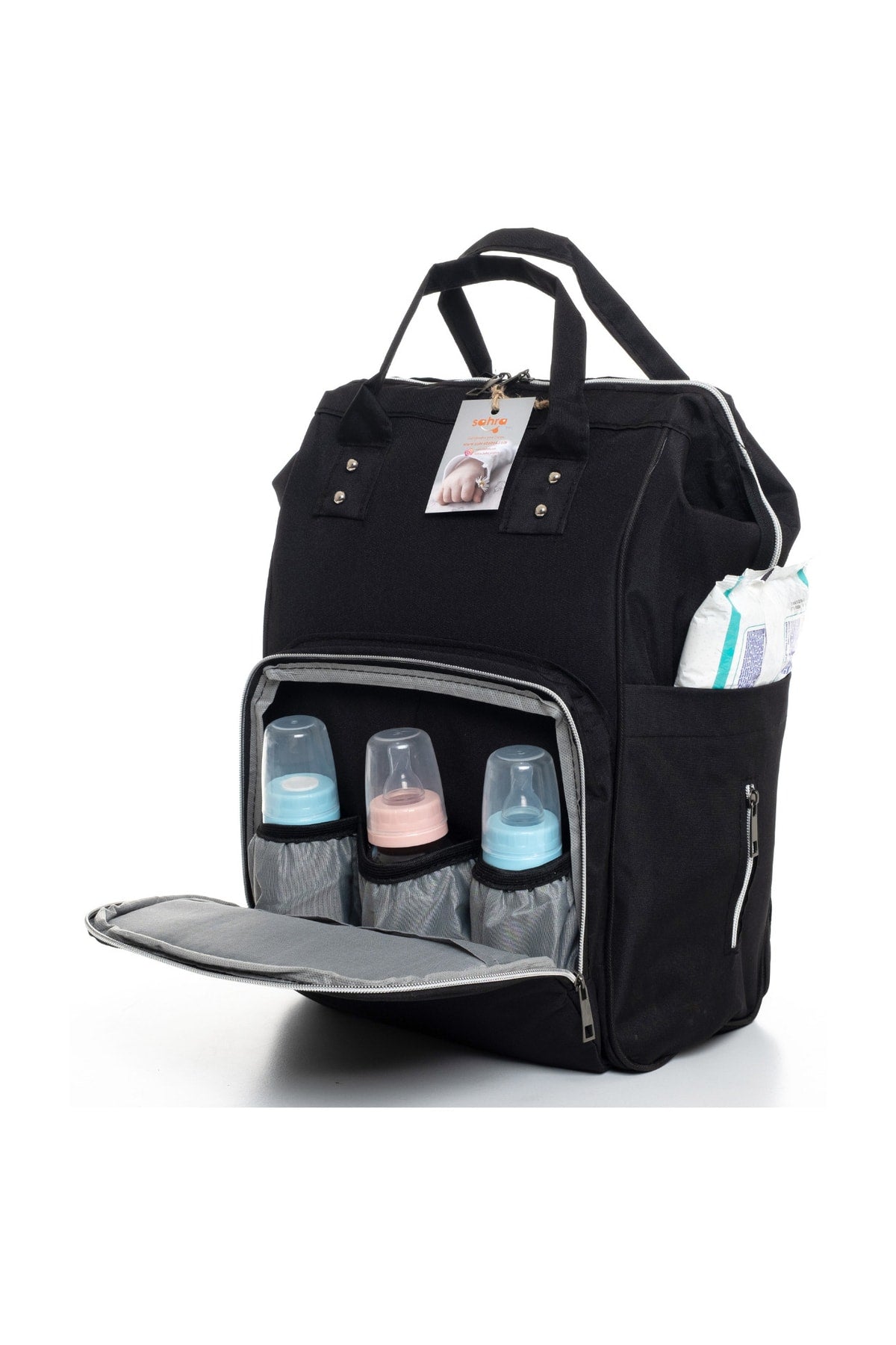 5 Piece Maternity Set (Baby Care Backpack, Hospital Exit, Chickpea Blanket, 10 Wipes And 3 Socks)