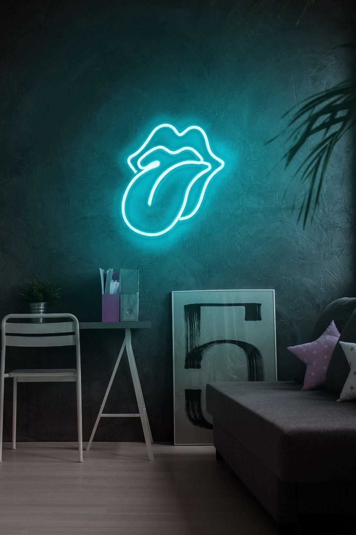 - The Rolling Stones - Led Decorative Wall Lighting Neon Graffiti Magic Led Messages - Swordslife